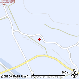 広島県三次市布野町下布野1319周辺の地図