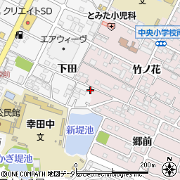 愛知県額田郡幸田町菱池下田88周辺の地図