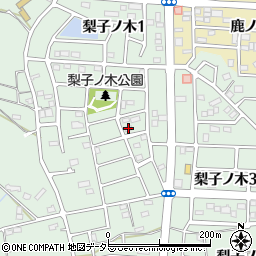 ジュネス梨子ノ木　弐番館周辺の地図