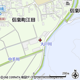 滋賀県甲賀市信楽町江田835周辺の地図