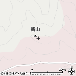 新山周辺の地図