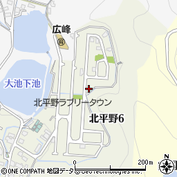 兵庫県姫路市北平野6丁目9-43周辺の地図