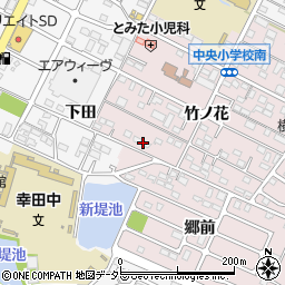 愛知県額田郡幸田町横落竹ノ花111周辺の地図