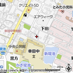 愛知県額田郡幸田町菱池下田111-1周辺の地図