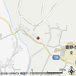 岡山県加賀郡吉備中央町豊野376周辺の地図