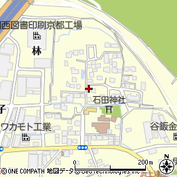 京都府八幡市上津屋里垣内81周辺の地図