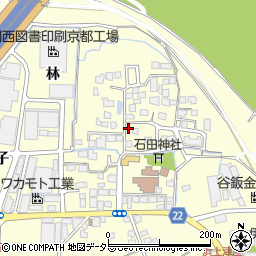 京都府八幡市上津屋里垣内81周辺の地図