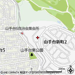 大阪府茨木市山手台新町2丁目12-22周辺の地図