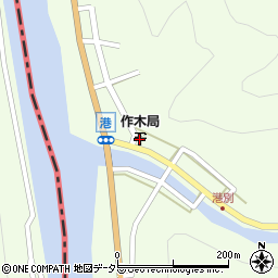 作木郵便局 ＡＴＭ周辺の地図