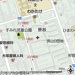 男山第４住宅３１３棟周辺の地図
