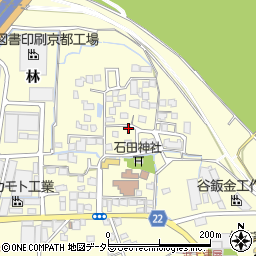 京都府八幡市上津屋里垣内87周辺の地図