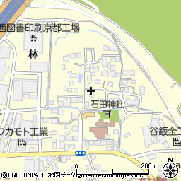 京都府八幡市上津屋里垣内84周辺の地図