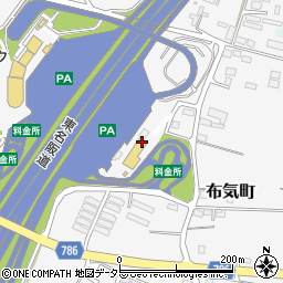 亀山パーキングエリア（下り線）スナックコーナー周辺の地図