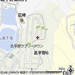 兵庫県姫路市北平野6丁目9-47周辺の地図