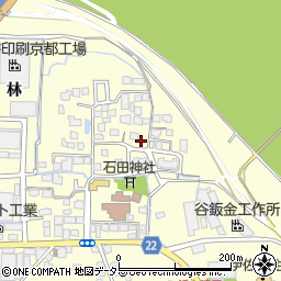 京都府八幡市上津屋里垣内94周辺の地図