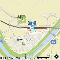 道場駅周辺の地図
