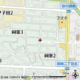 愛知県知多郡武豊町祠峯周辺の地図