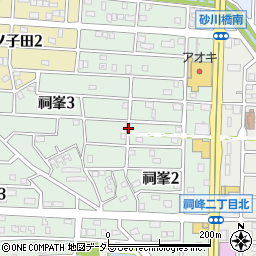 愛知県武豊町（知多郡）祠峯周辺の地図