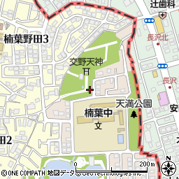 神社公園周辺の地図
