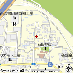 京都府八幡市上津屋里垣内83周辺の地図