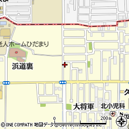 京都府城陽市平川浜道裏9-18周辺の地図