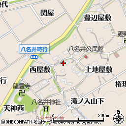 愛知県新城市八名井周辺の地図