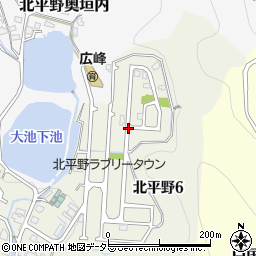 兵庫県姫路市北平野6丁目9周辺の地図