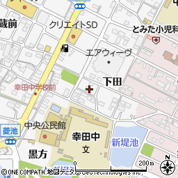 愛知県額田郡幸田町菱池下田96周辺の地図