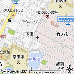 愛知県額田郡幸田町横落竹ノ花108-2周辺の地図