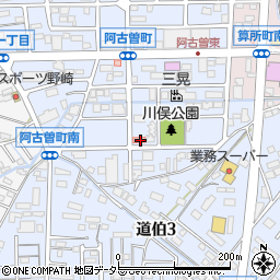 三重県鈴鹿市阿古曽町26-18周辺の地図