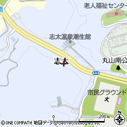 静岡県藤枝市志太周辺の地図