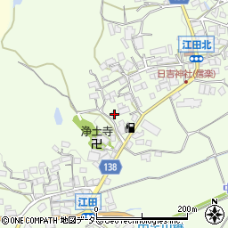滋賀県甲賀市信楽町江田512周辺の地図