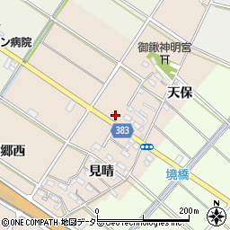 愛知県西尾市岡島町宮西38周辺の地図