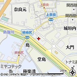 京都府八幡市上奈良南ノ口周辺の地図