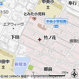 愛知県額田郡幸田町横落竹ノ花79周辺の地図
