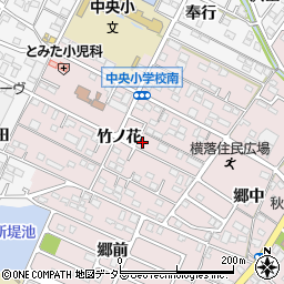 愛知県額田郡幸田町横落竹ノ花48周辺の地図
