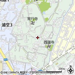 大阪府高槻市浦堂本町21周辺の地図