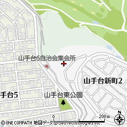 大阪府茨木市山手台新町2丁目12周辺の地図