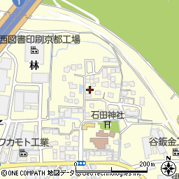 京都府八幡市上津屋里垣内89周辺の地図
