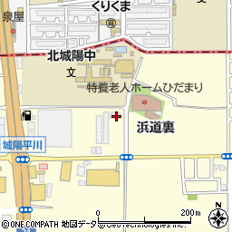 京都府城陽市平川浜道裏29周辺の地図