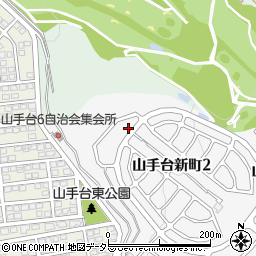 大阪府茨木市山手台新町2丁目12-17周辺の地図