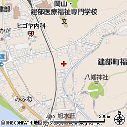 岡山県岡山市北区建部町福渡周辺の地図