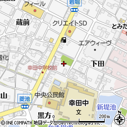 愛知県額田郡幸田町菱池下田98周辺の地図