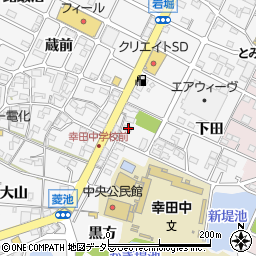 愛知県額田郡幸田町菱池下田101周辺の地図