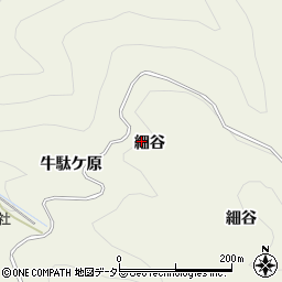 京都府綴喜郡宇治田原町高尾細谷周辺の地図