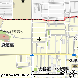 京都府城陽市平川浜道裏8-11周辺の地図