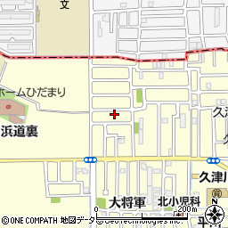 京都府城陽市平川浜道裏8周辺の地図