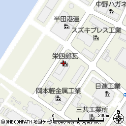 栄四郎瓦周辺の地図