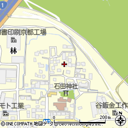 京都府八幡市上津屋里垣内92周辺の地図