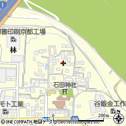 京都府八幡市上津屋里垣内92周辺の地図